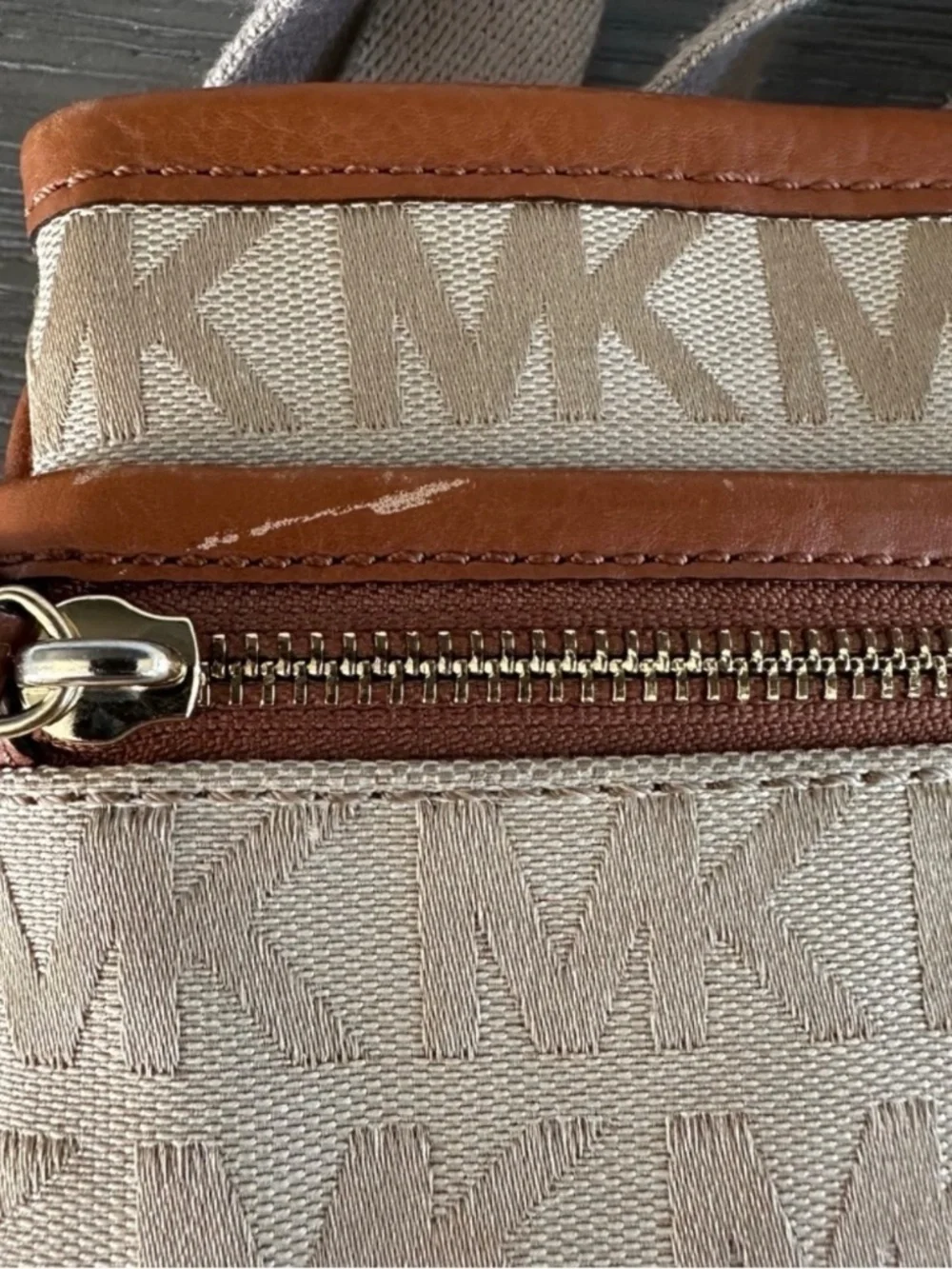 Michael Kors Crossbody Bag‎ Brown Tan